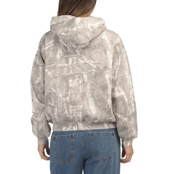 LAZY SUNDAY Camo Tree Camo Fleece Lined Hoodie - Picture 2 of 2